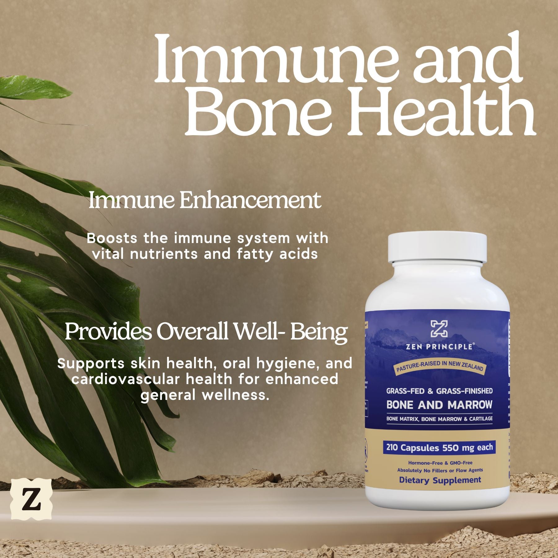Beef Bone Marrow Capsules Zen Principle Naturals