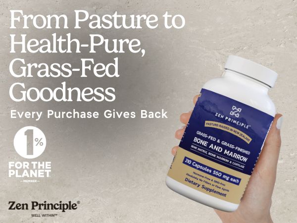 Beef Bone Marrow Capsules Zen Principle Naturals