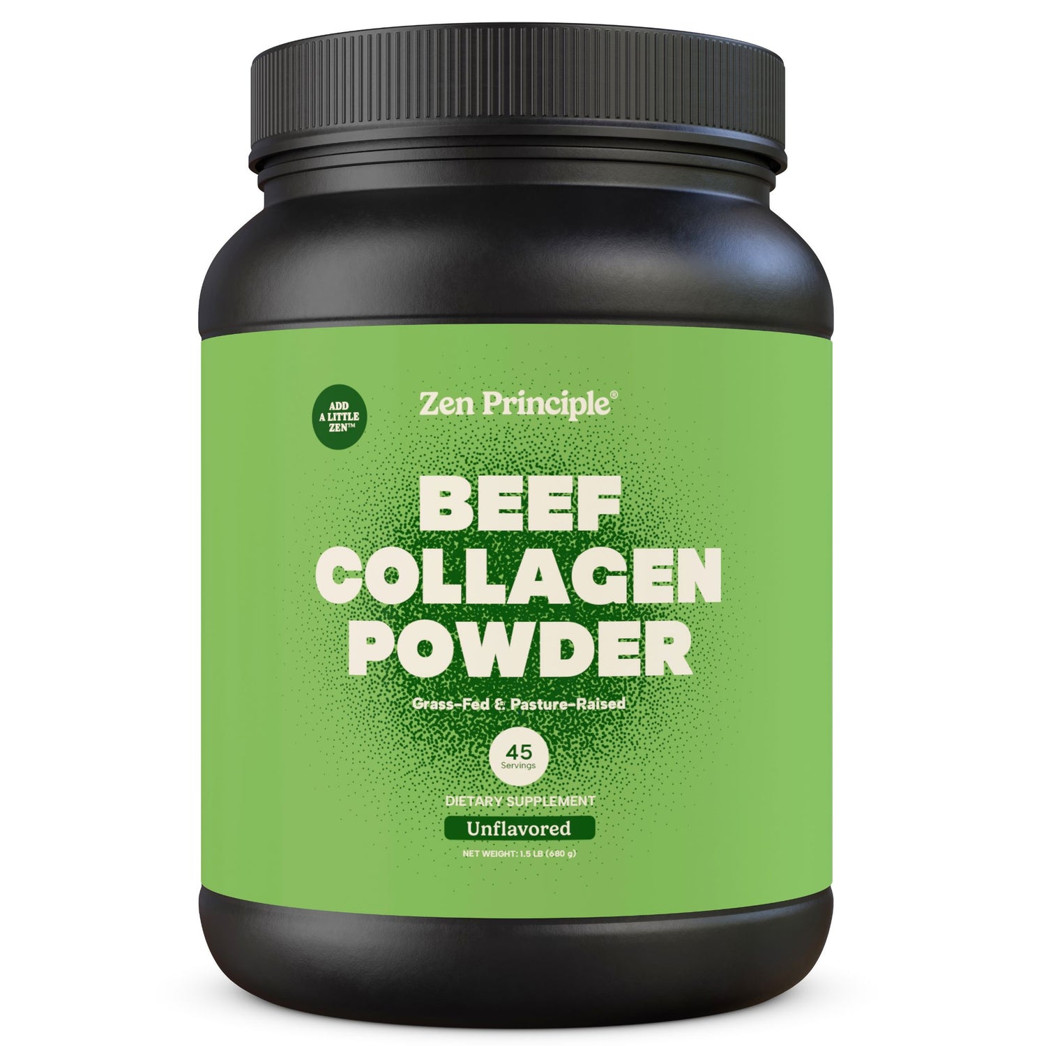 Beef Collagen Peptides Powder Zen Principle Naturals