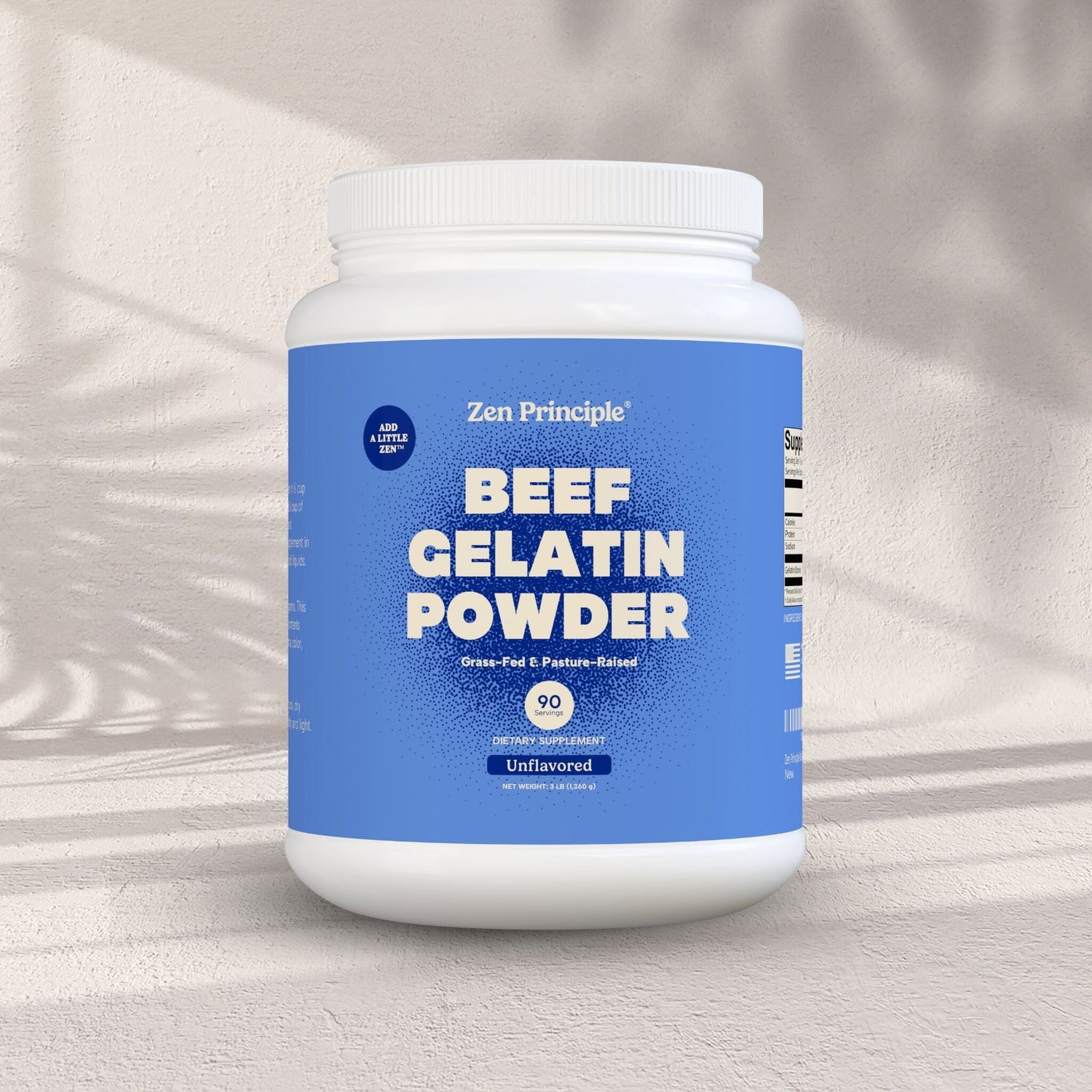 Beef Gelatin Powder Zen Principle Naturals