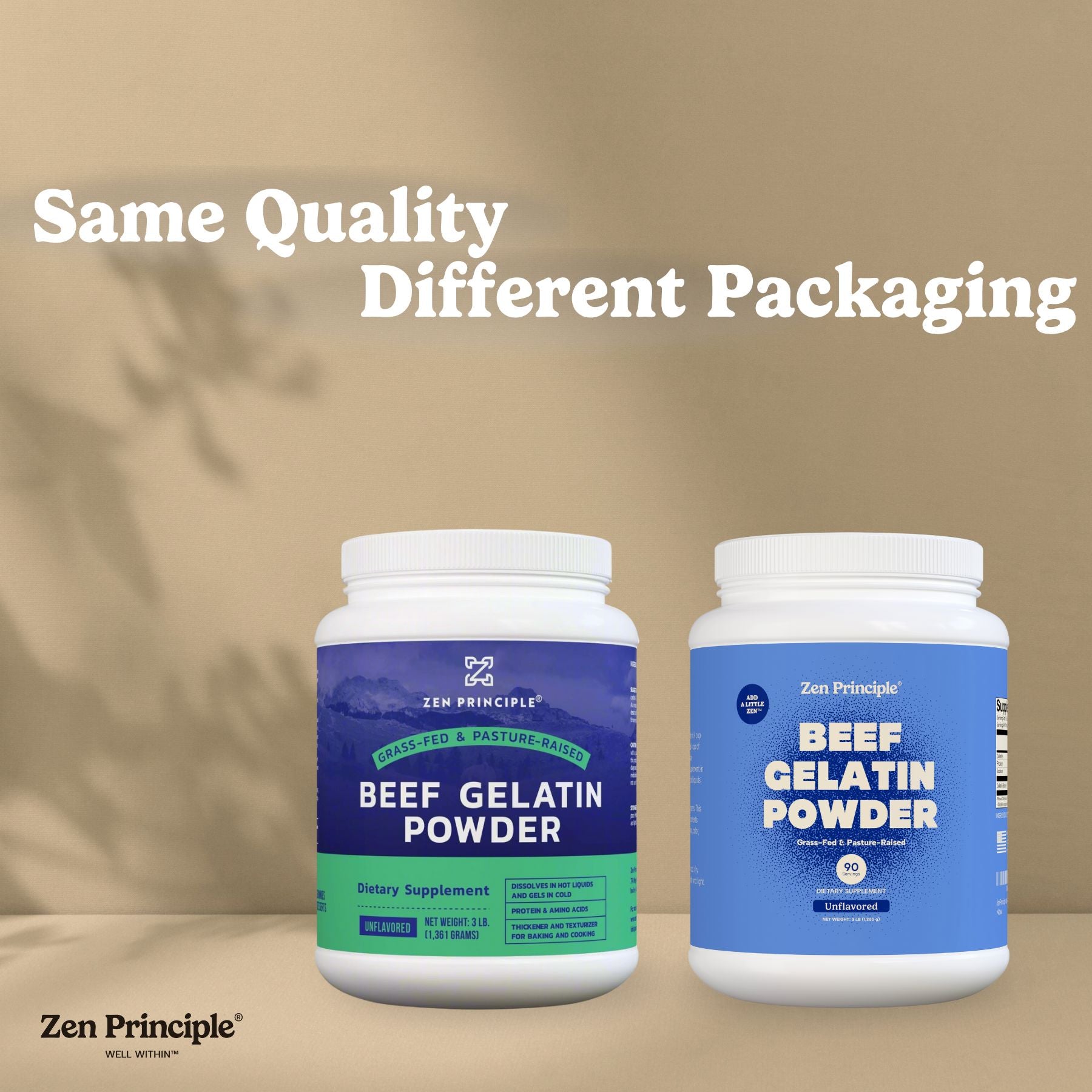 Beef Gelatin Powder Zen Principle Naturals