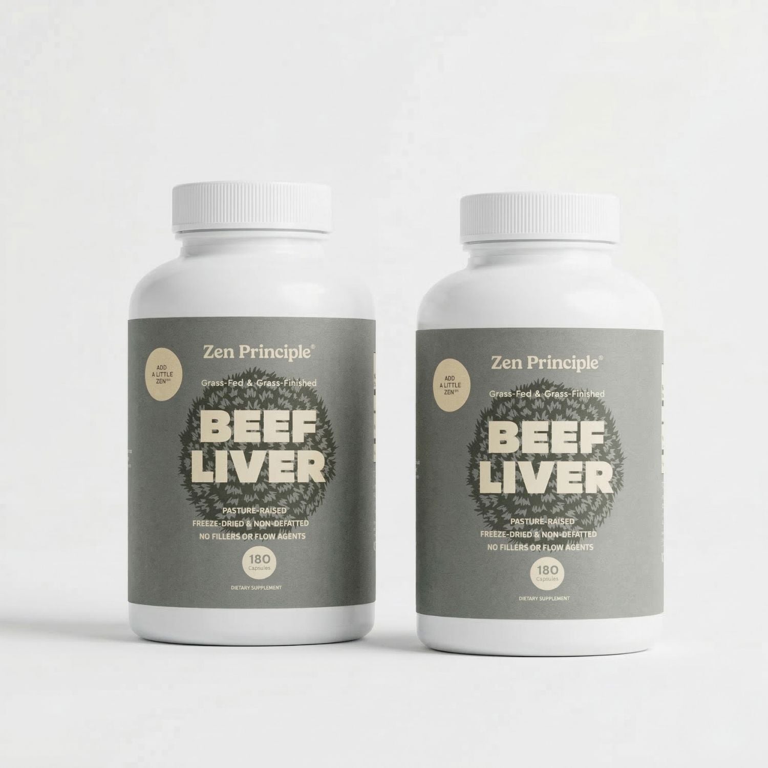 Beef Liver Capsules Zen Principle Naturals 2-Pack