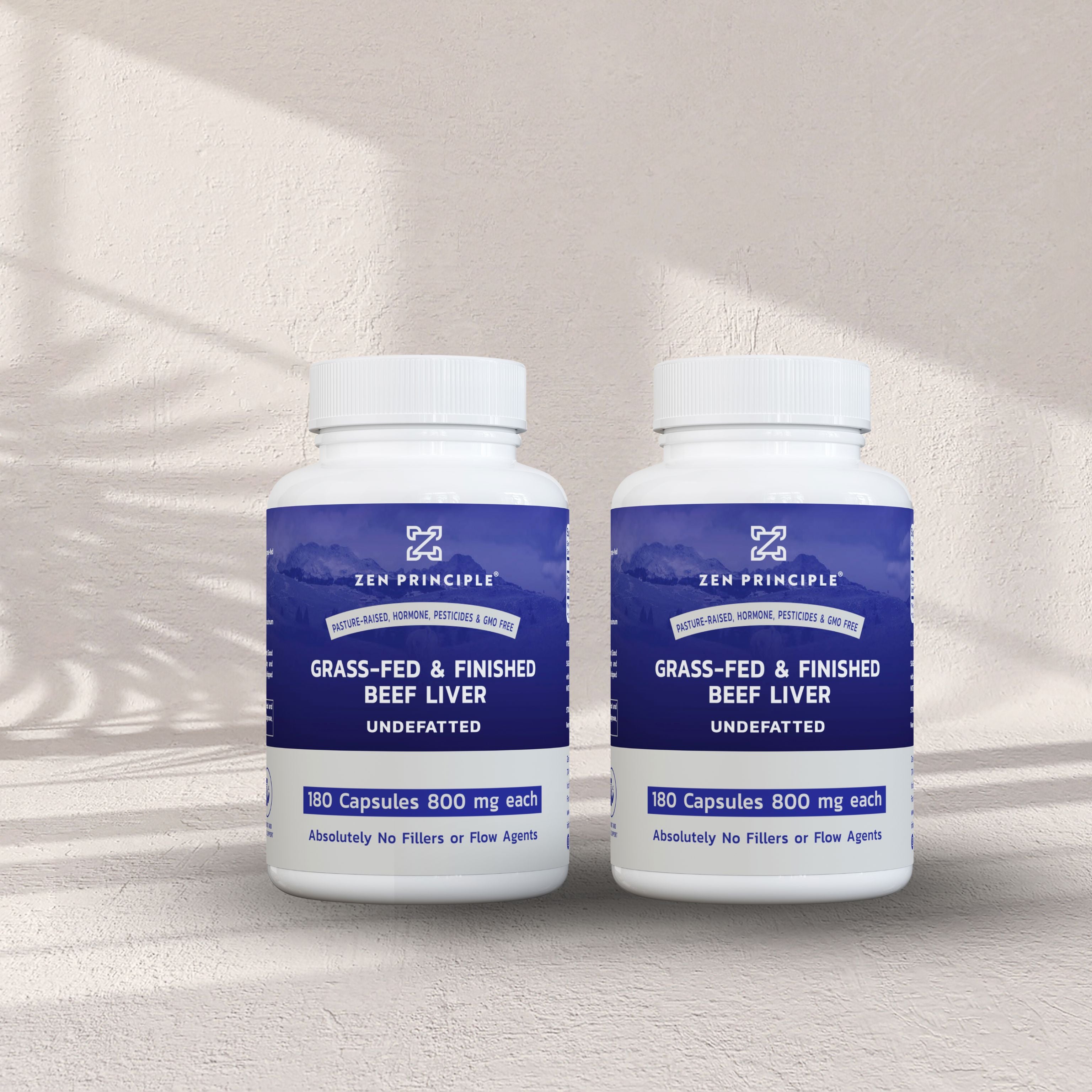 Beef Liver Capsules Zen Principle Naturals 2-Pack
