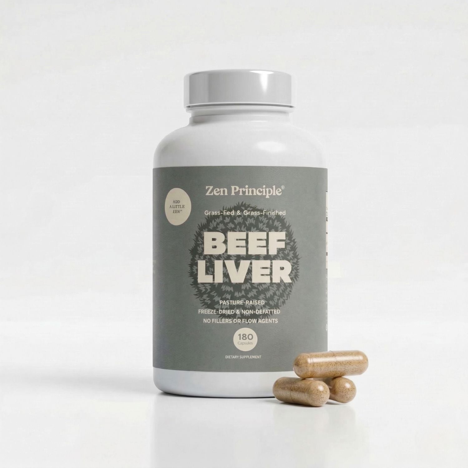 Beef Liver Capsules Zen Principle Naturals