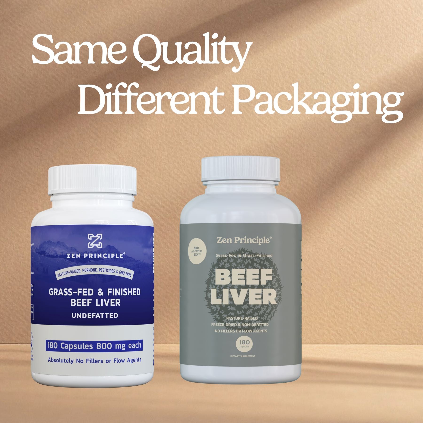 Beef Liver Capsules Zen Principle Naturals