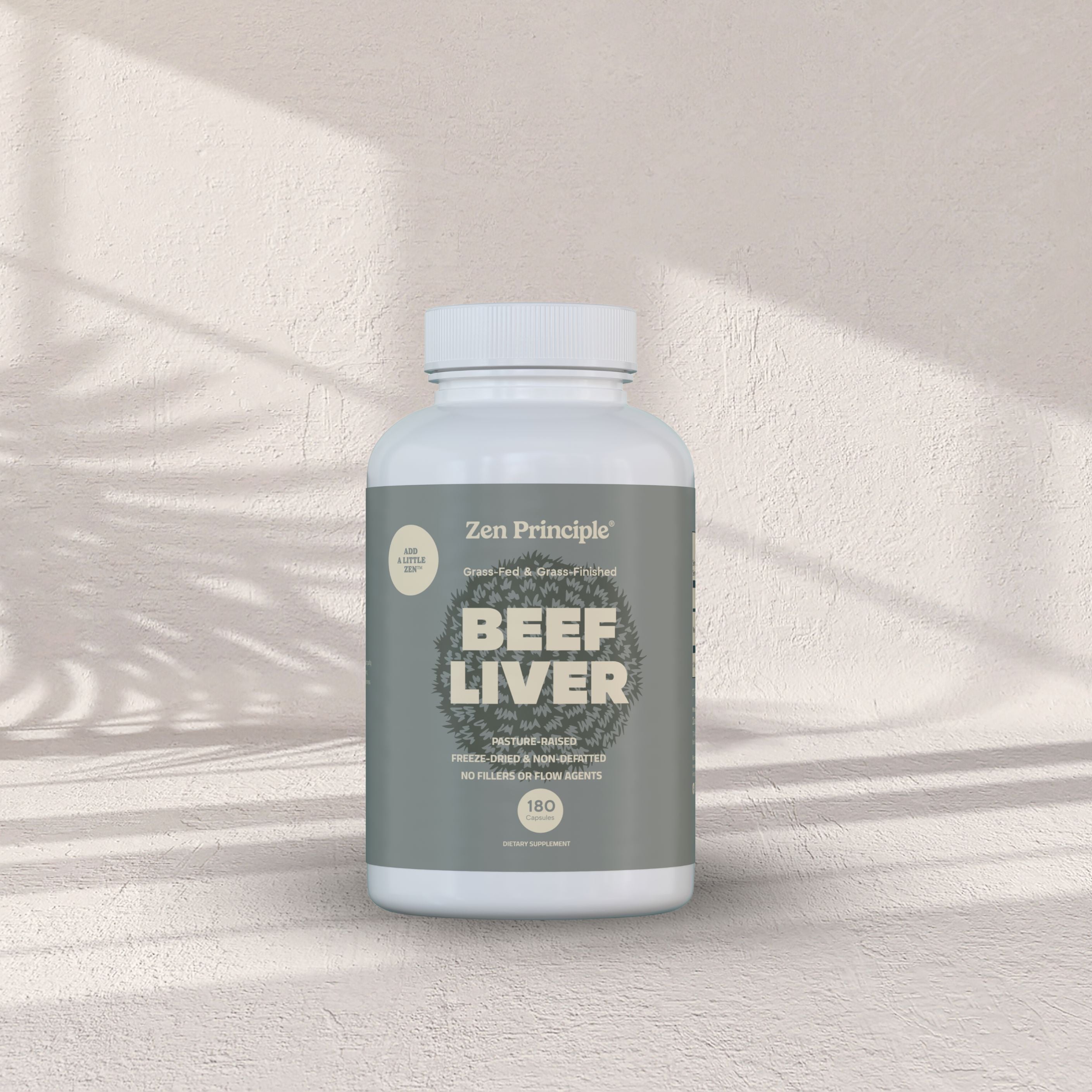 Beef Liver Capsules Zen Principle Naturals 1-Pack