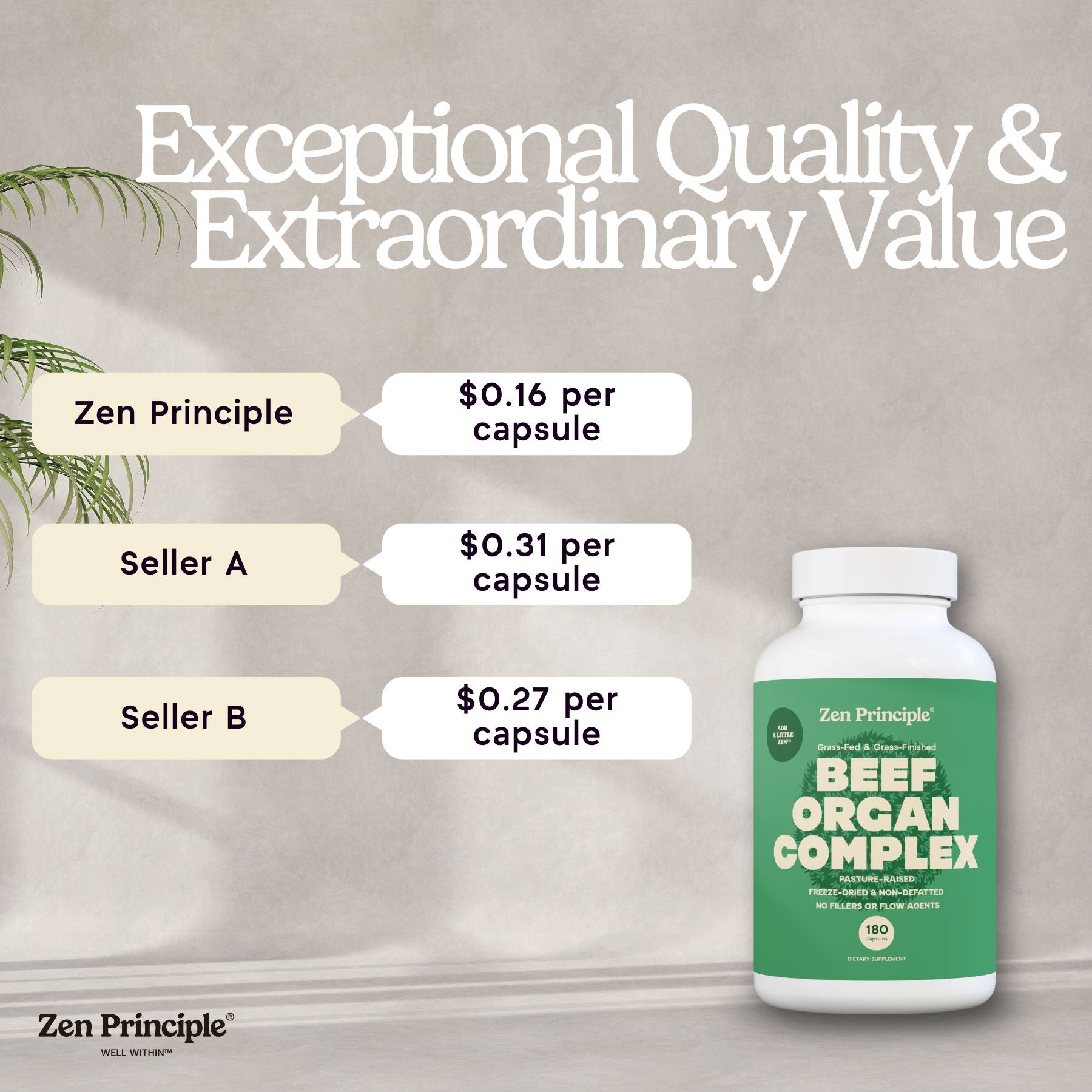 Beef Organ Complex Zen Principle Naturals