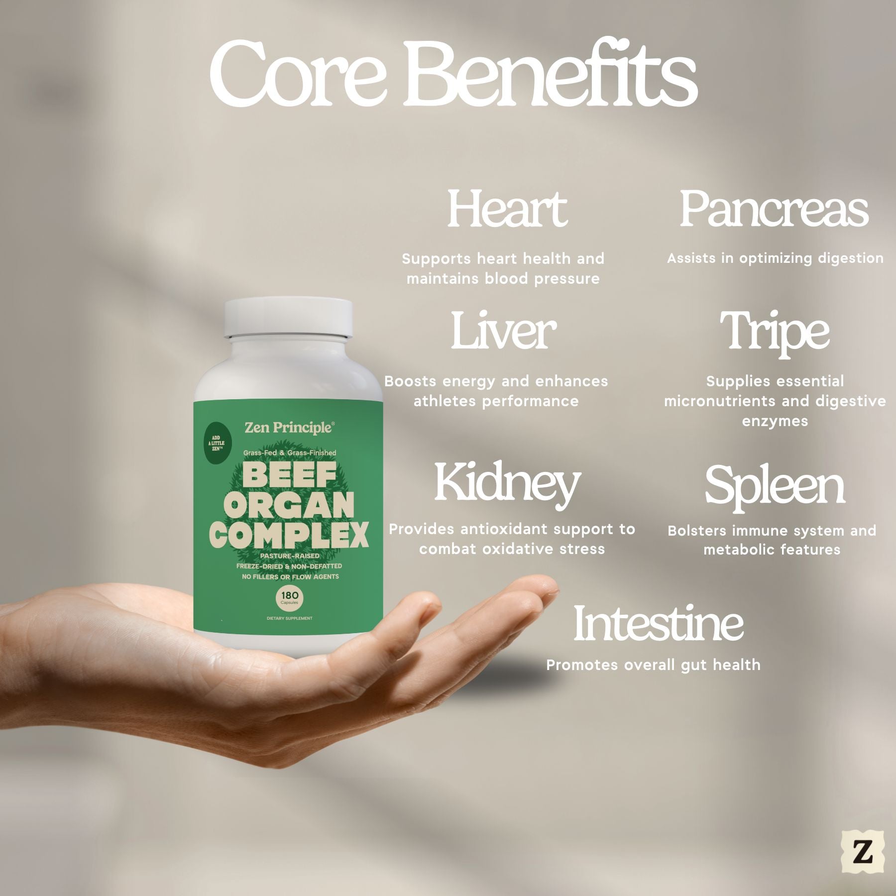 Beef Organ Complex Zen Principle Naturals