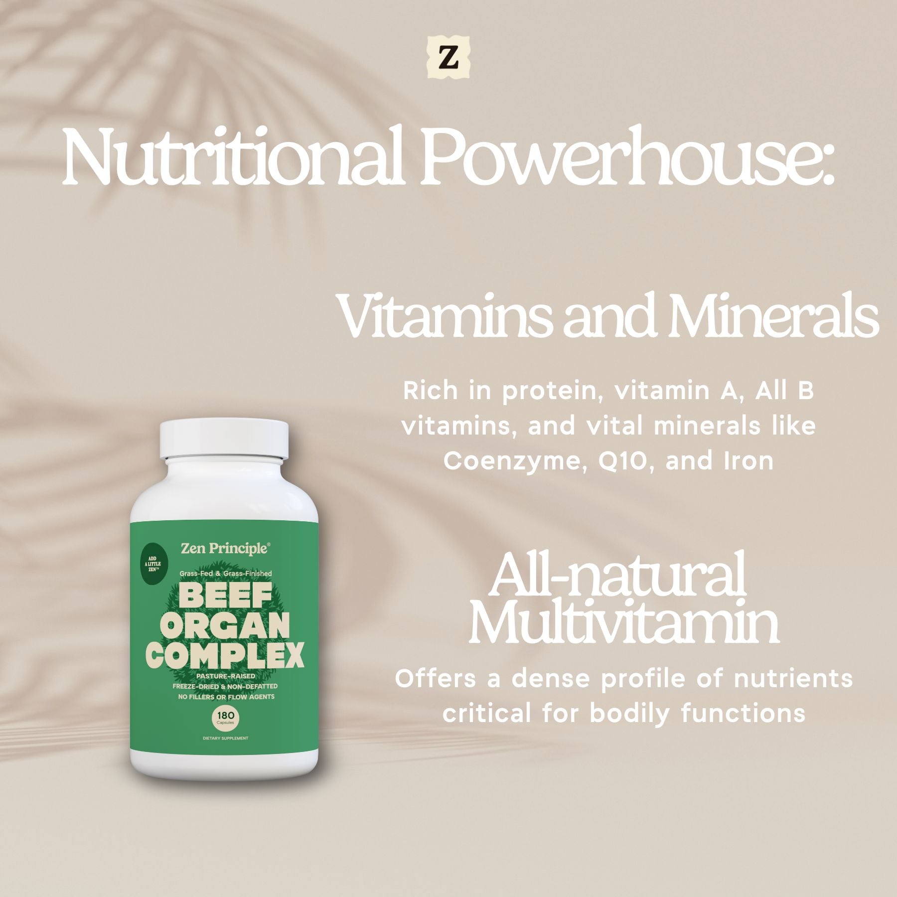 Beef Organ Complex Zen Principle Naturals