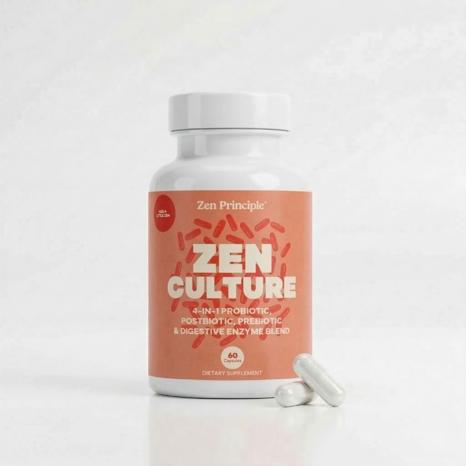 Zenculture™: 4-in-1 Probiotic, Prebiotic, Postbiotic Formula with Digestive Enzymes Zen Principle Naturals 1 Bottle