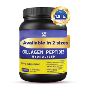Beef Collagen Peptides Powder Zen Principle Naturals 