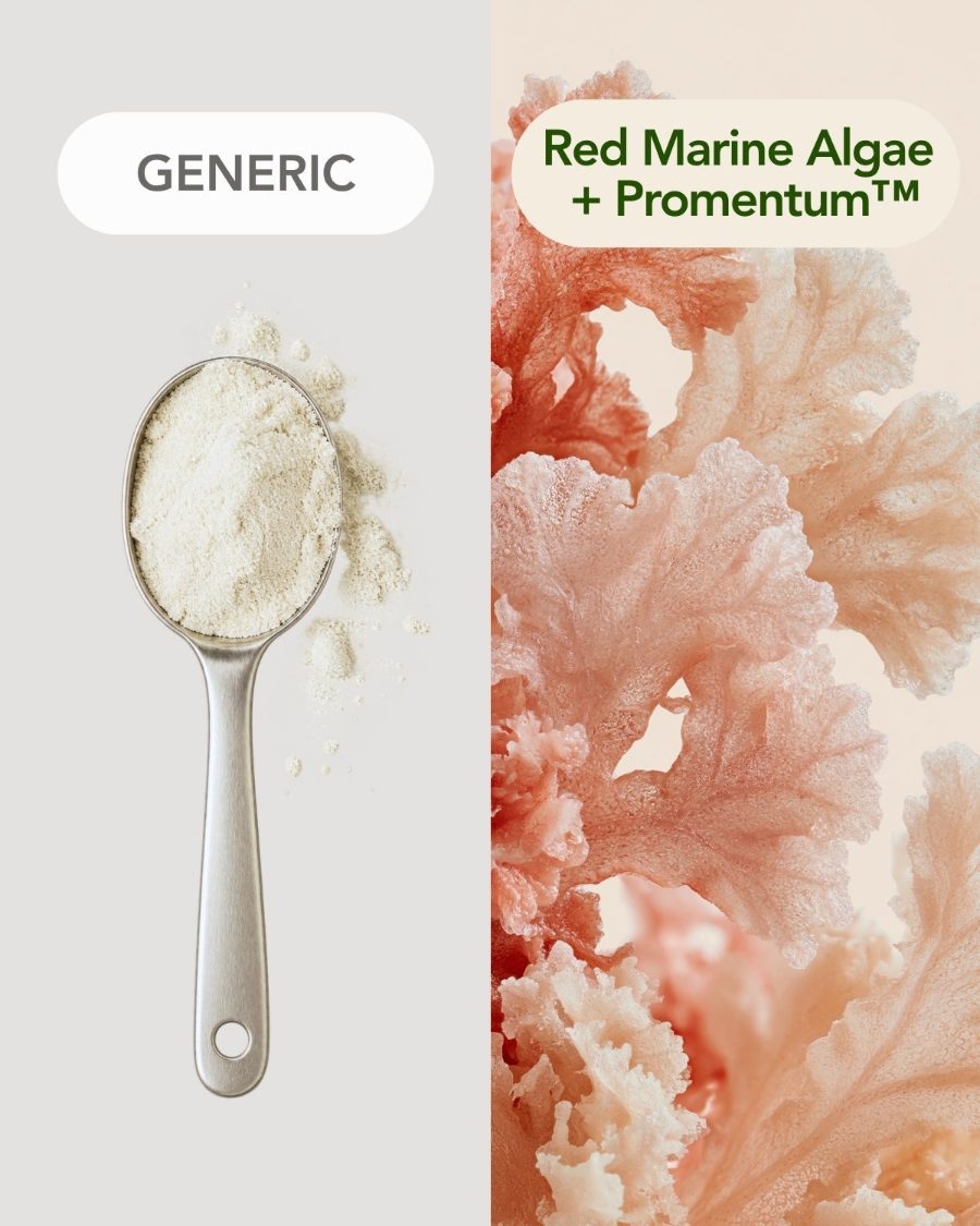 Generic vs Red Marine Algae + Promentum™
