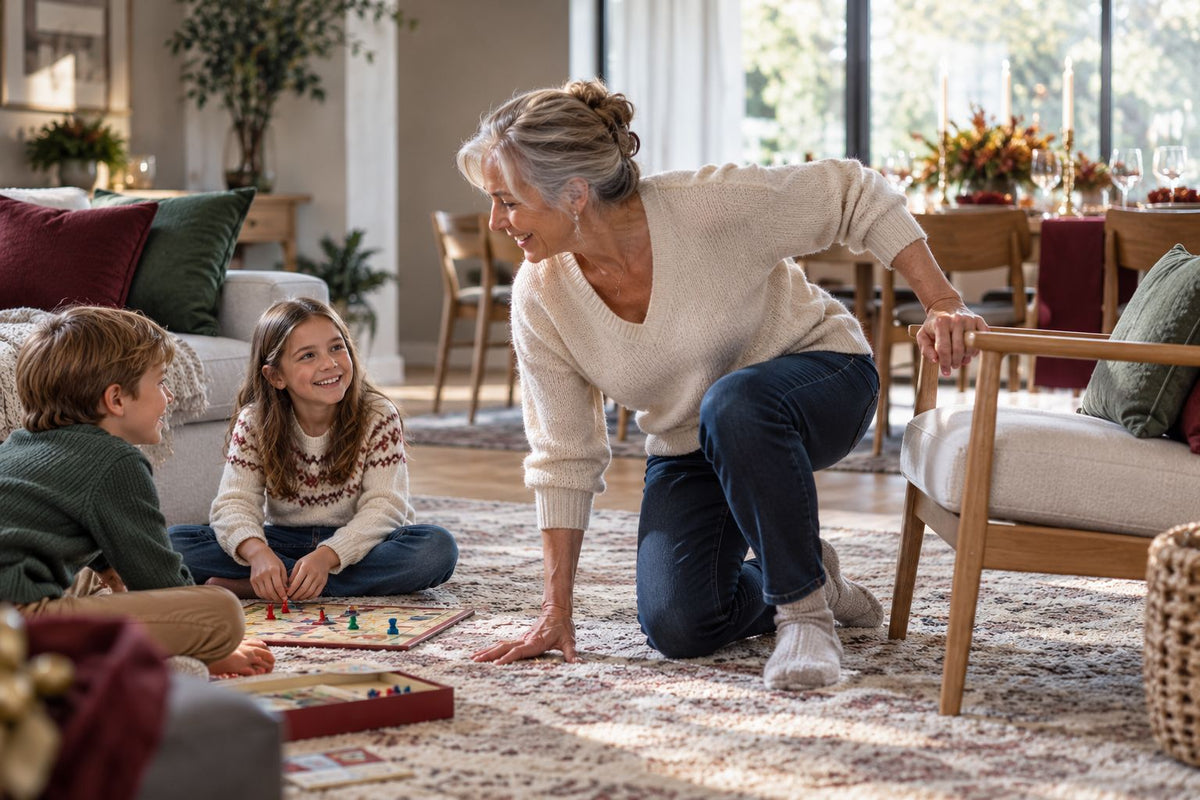 Thanksgiving With the Grandkids: Why Is Getting Up From the Floor Harder After 50?