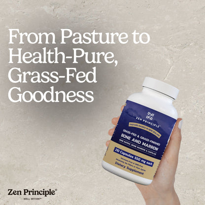 Beef Bone Marrow Capsules Zen Principle Naturals 