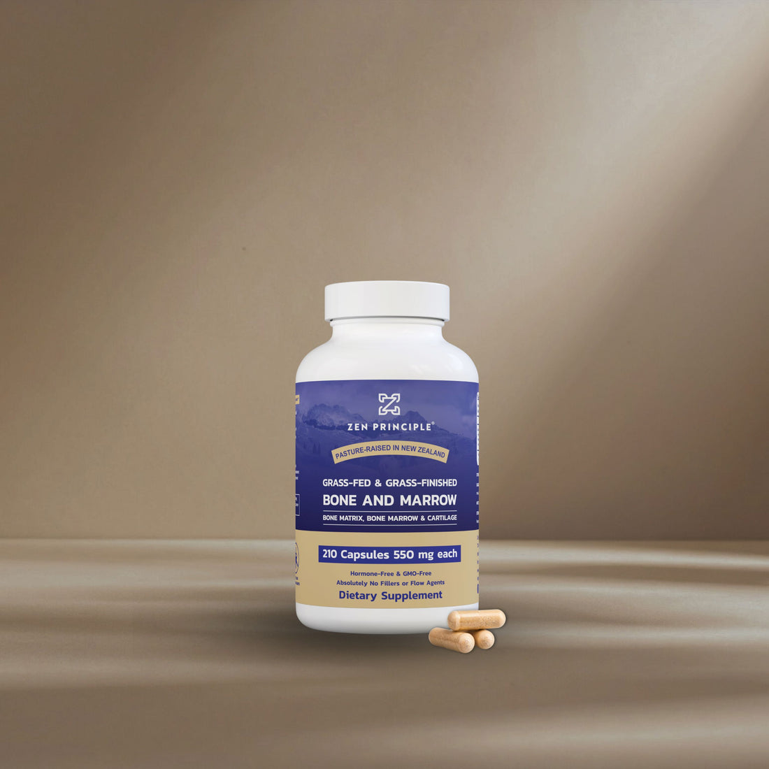 Beef Bone Marrow Capsules Zen Principle Naturals 