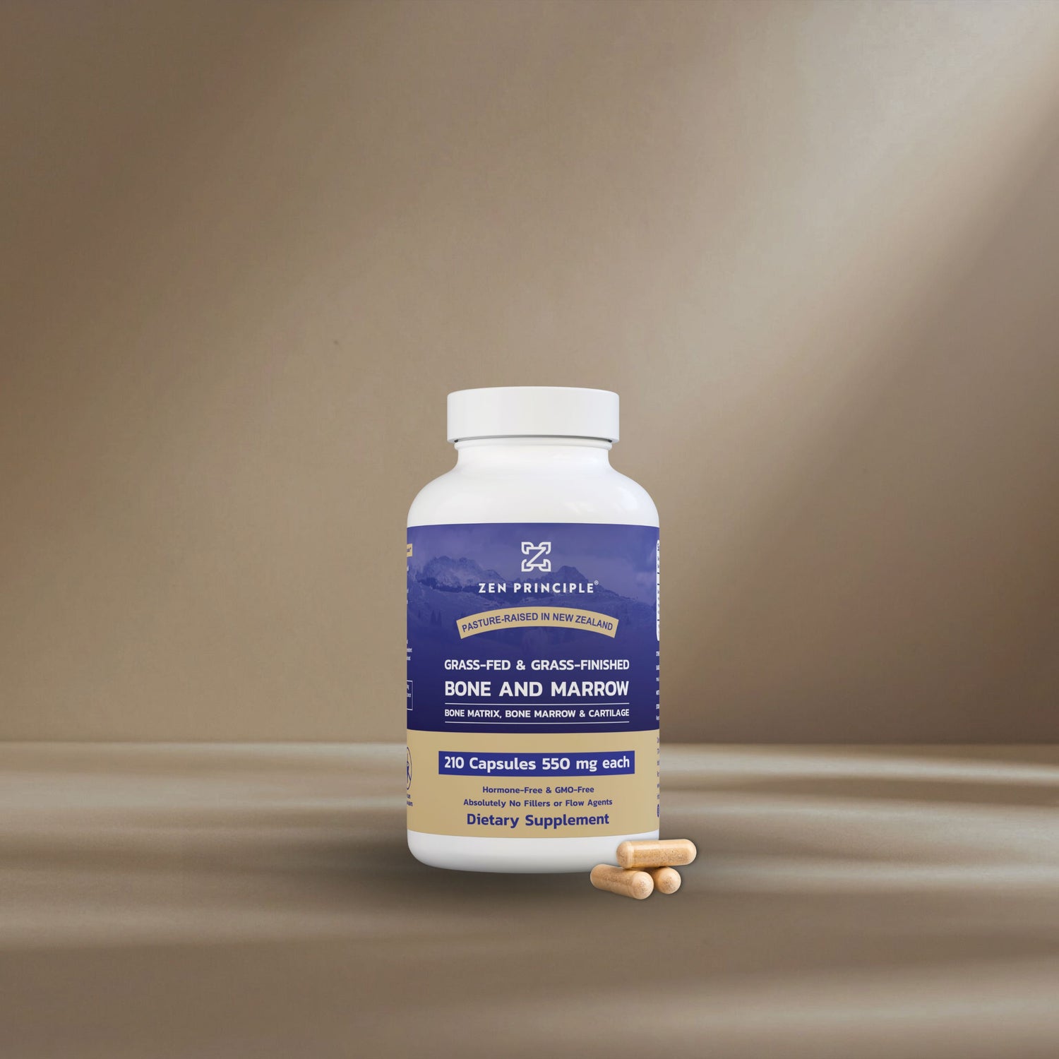 Beef Bone Marrow Capsules Zen Principle Naturals 