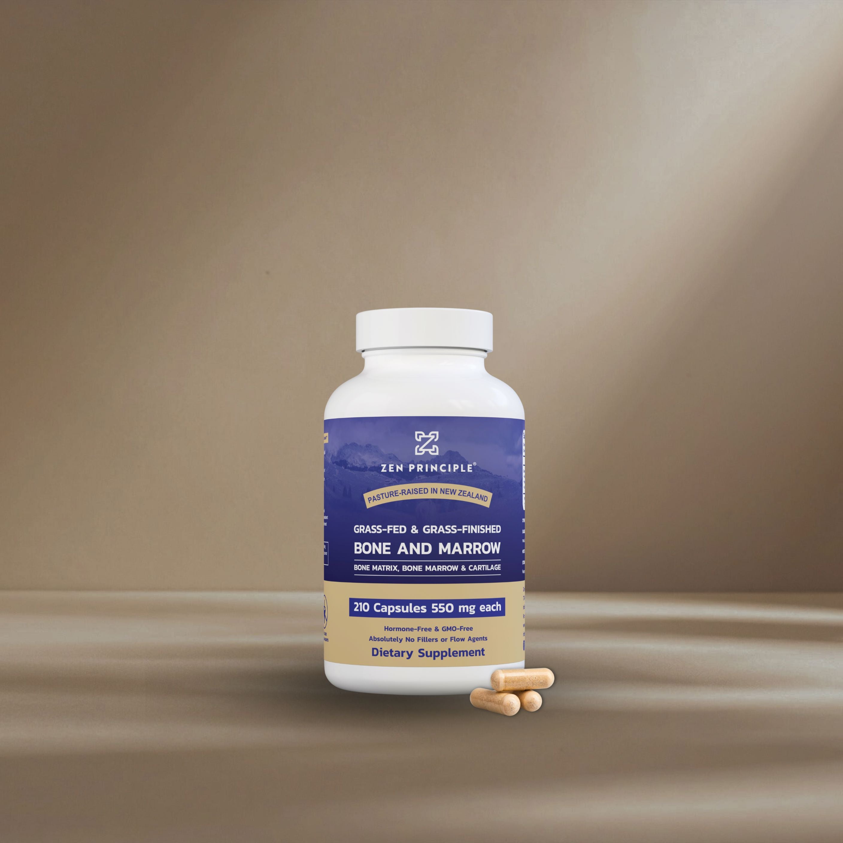 Beef Bone Marrow Capsules Zen Principle Naturals 