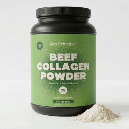 Beef Collagen Peptides Powder Zen Principle Naturals 3 lb 