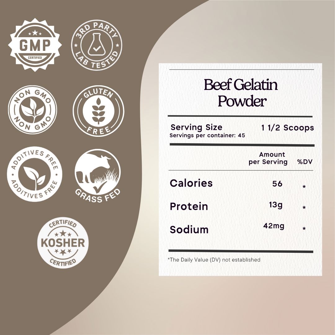 Beef Gelatin Powder Zen Principle Naturals 