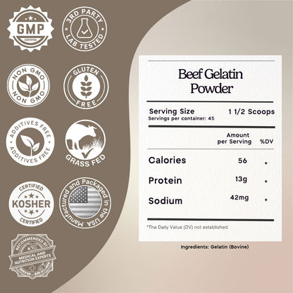 Beef Gelatin Powder Zen Principle Naturals 