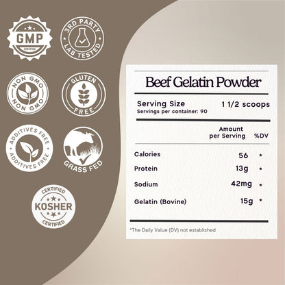 Beef Gelatin Powder Zen Principle Naturals 
