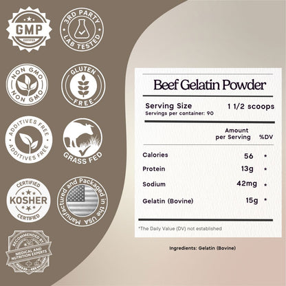 Beef Gelatin Powder Zen Principle Naturals 