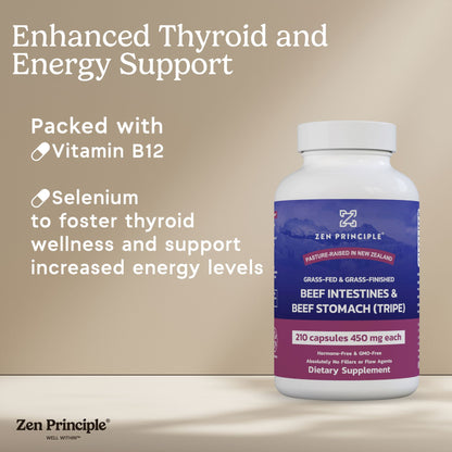 Beef Intestine Capsules Zen Principle Naturals 