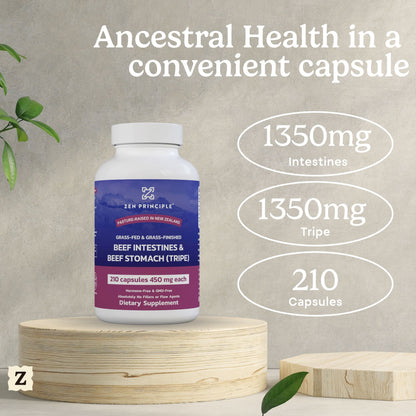 Beef Intestine Capsules Zen Principle Naturals 