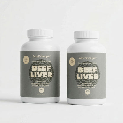 Beef Liver Capsules Zen Principle Naturals 2-Pack 