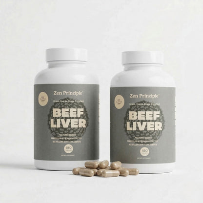 Beef Liver Capsules Zen Principle Naturals 
