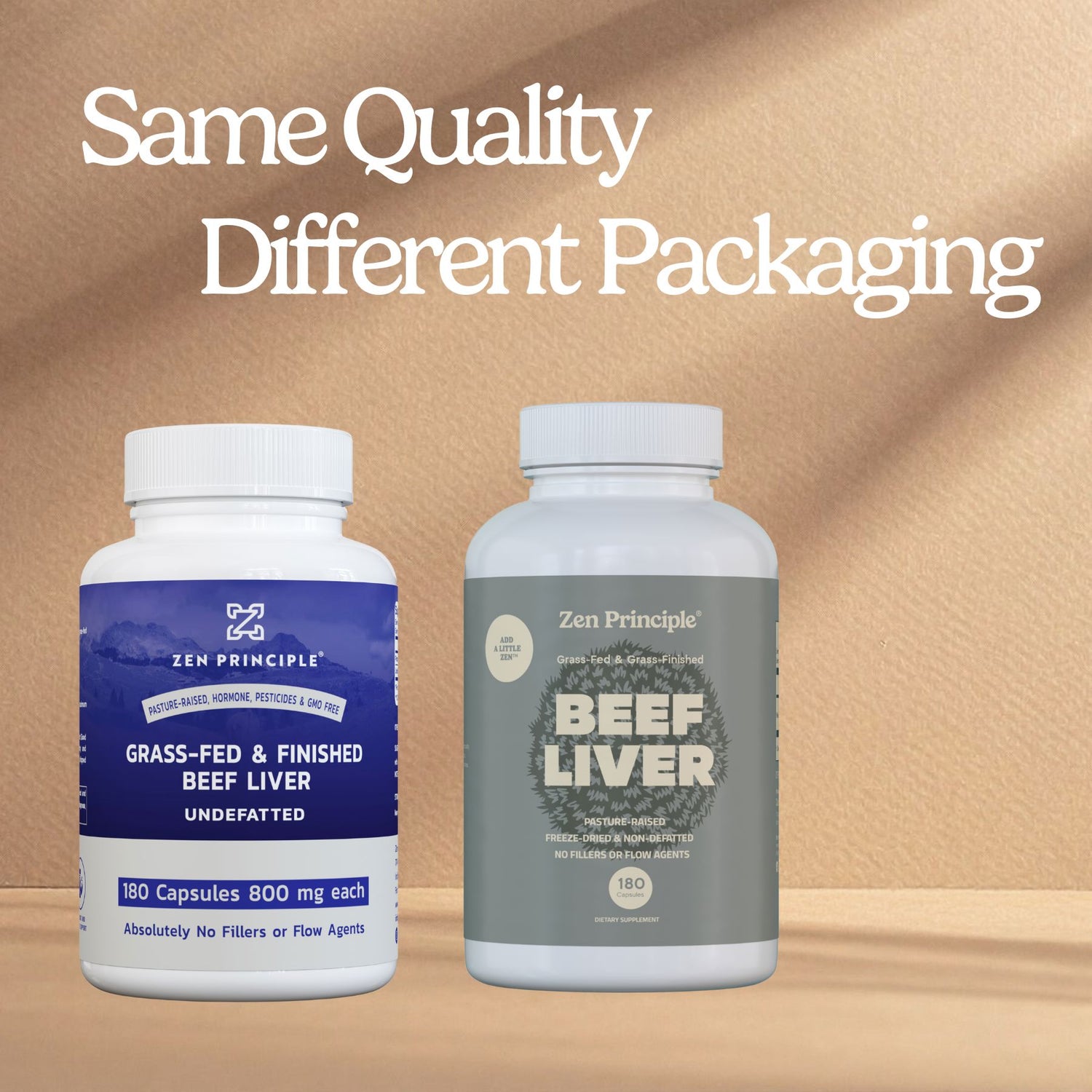 Beef Liver Capsules Zen Principle Naturals 