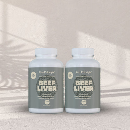 Beef Liver Capsules Zen Principle Naturals 
