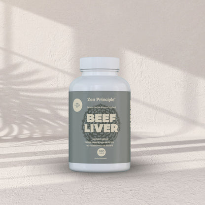 Beef Liver Capsules Zen Principle Naturals 1-Pack 