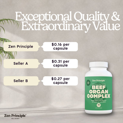 Beef Organ Complex Zen Principle Naturals 