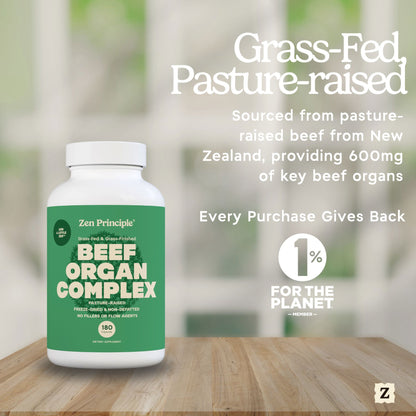 Beef Organ Complex Zen Principle Naturals 