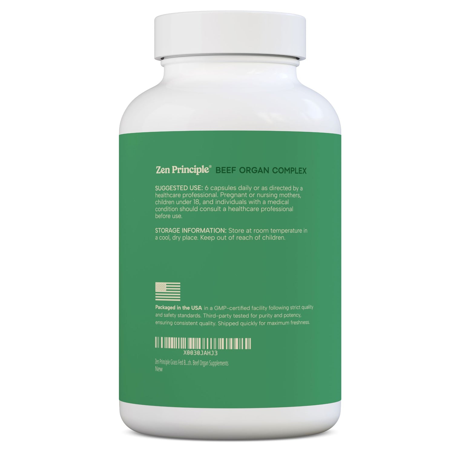 Beef Organ Complex Zen Principle Naturals 