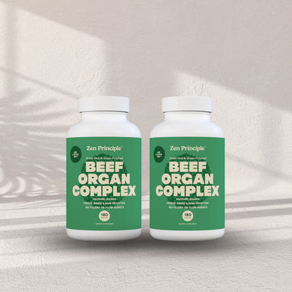 Beef Organ Complex Zen Principle Naturals 2-Bottle 