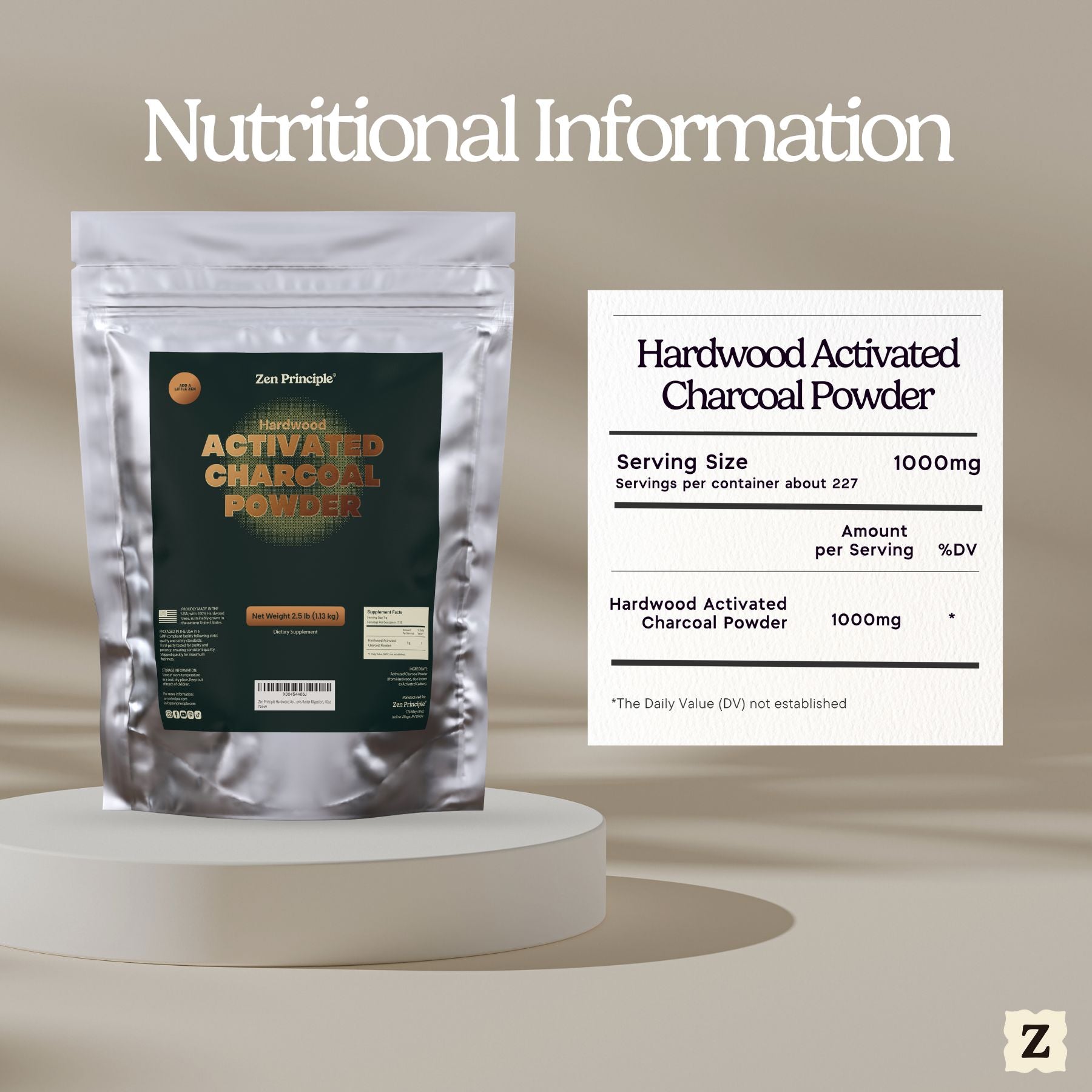 Hardwood Activated Charcoal Powder - $13.99 – Zen Principle Naturals