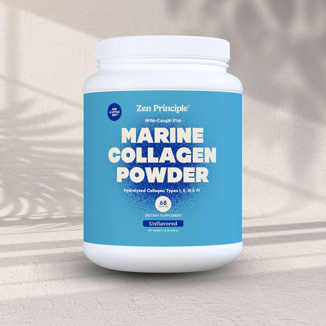 Marine Collagen Peptides Powder Zen Principle Naturals 