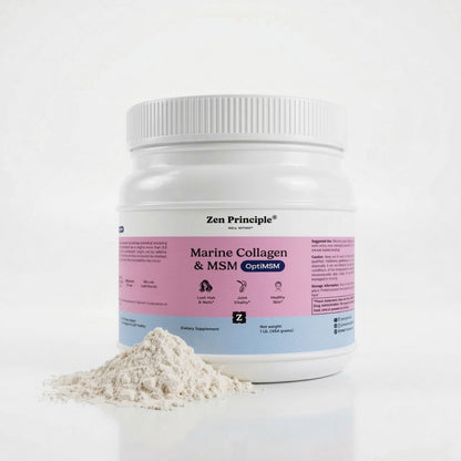 Marine Collagen with OptiMSM® - Powder Zen Principle Naturals 1 LB 