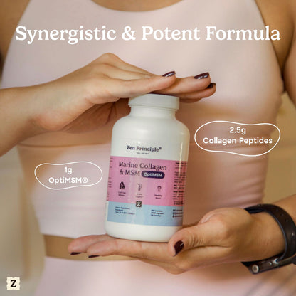 Marine Collagen with OptiMSM® - Powder Zen Principle Naturals 
