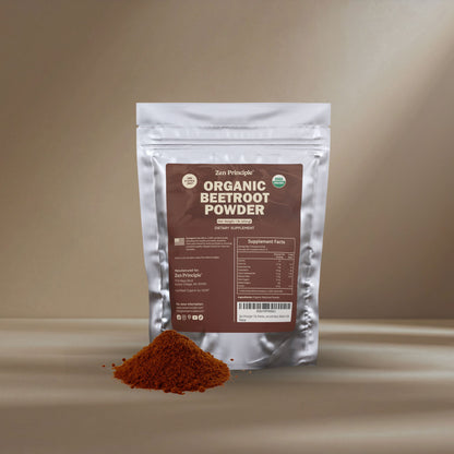 Organic Beetroot Powder Zen Principle Naturals 1 lb 