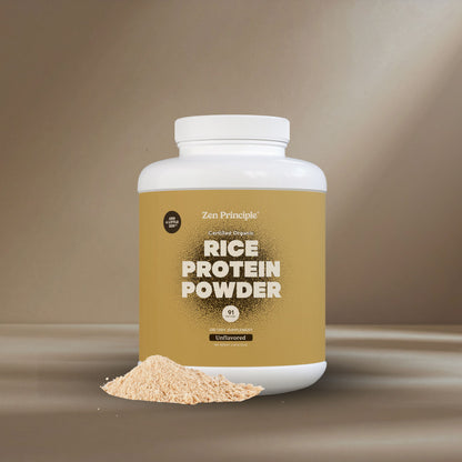 Organic Brown Rice Protein Powder Zen Principle Naturals 6 lb 