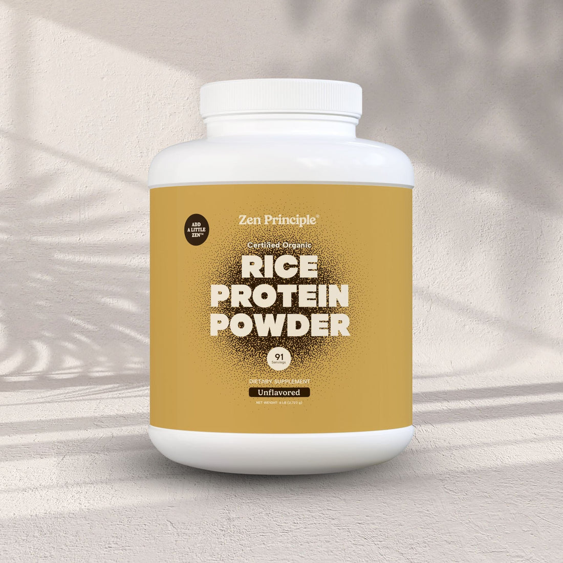 Organic Brown Rice Protein Powder Zen Principle Naturals 