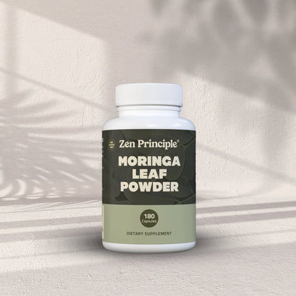 Organic Moringa Capsules Zen Principle Naturals 1-Pack 