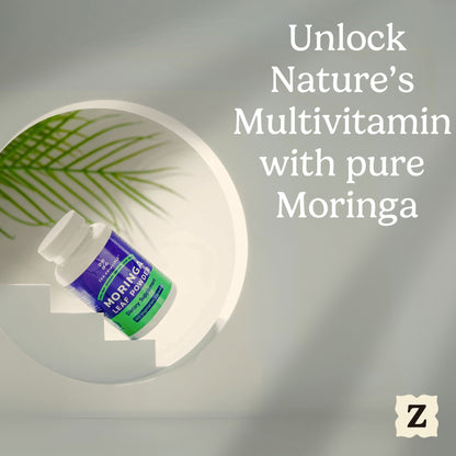 Organic Moringa Capsules Zen Principle Naturals 