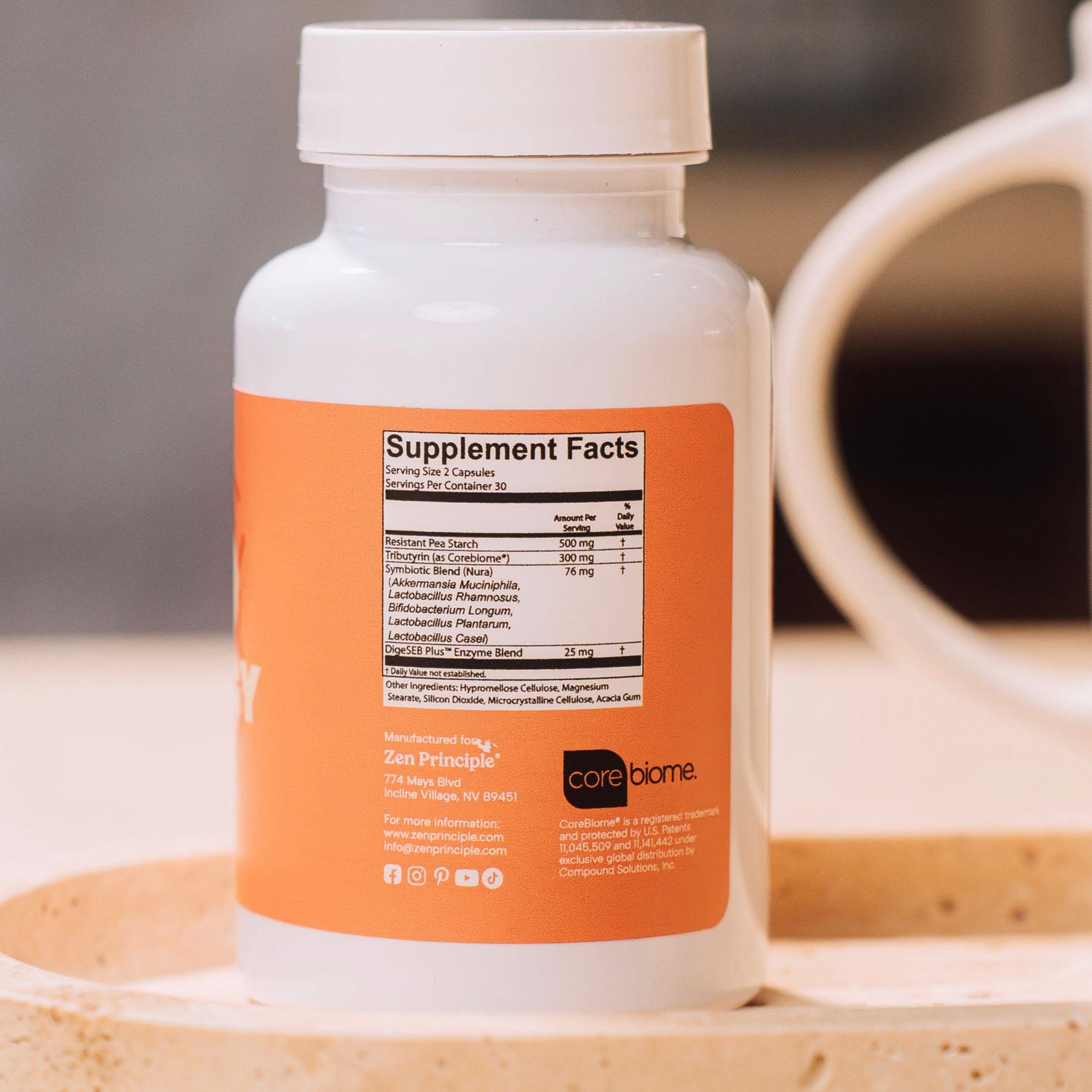 Zen Culture: 4-in-1 Probiotic, Prebiotic, Postbiotic Formula with Digestive Enzymes Zen Principle Naturals 
