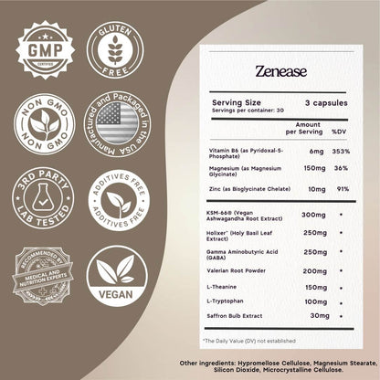 Zenease™ Sleep Support Supplement Zen Principle Naturals 