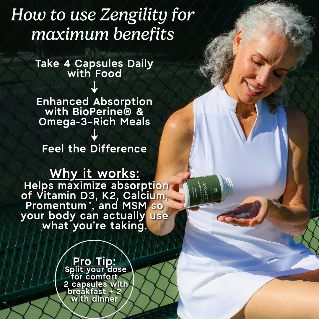 Zengility™ Bone &amp; Joint Health Supplement - 1 Bottle Zen Principle Naturals 