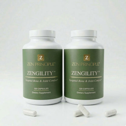 Zengility™ Bone &amp; Joint Health Supplement Zen Principle Naturals 2 - Bottles 